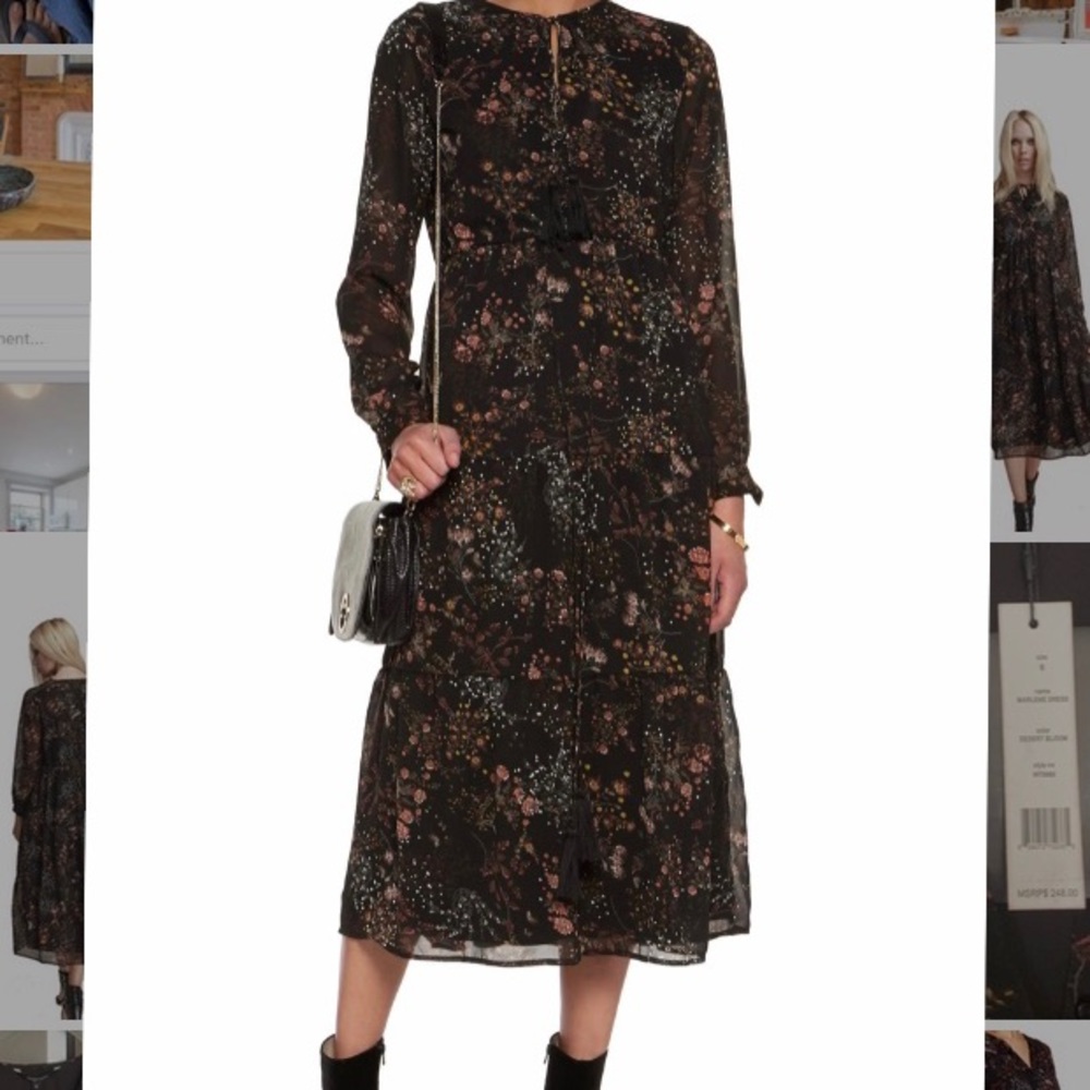 Walter Baker V Neck Marlene Dress